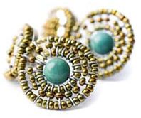 Turquoise Ziio earrings