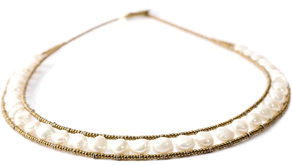 This Ziio necklace made with white pearls, Murano glass beads and sterling silver is a classic. We specialize in Italian artisan Ziio jewelry.