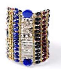 High-fashion statement bracelet is by Italian designer Ziio. Salang stocks hundreds of Ziio earrings, Ziio braceletsand Ziio necklaces.