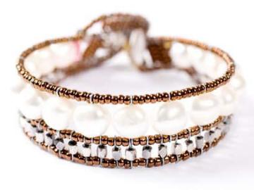 Classic pearl Ziio bracelet handmade in Italy